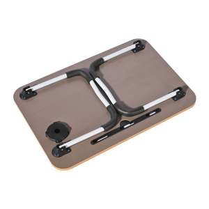 <span class=keywords><strong>Support</strong></span> pour ordinateur portable Plateau de table de petit-déjeuner en bois avec pieds pliants et poignées pour <span class=keywords><strong>canapé</strong></span>, <span class=keywords><strong>canapé</strong></span>, nourriture, grignotage et travail - Product Image 2