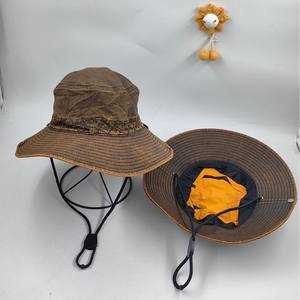 Sombrero de Pescador HKZB Personalizado, de Secado Rápido, Ala Ancha, Estilo Moderno, Lavado, con Cordón Ajustable para Senderismo - Product Image 2