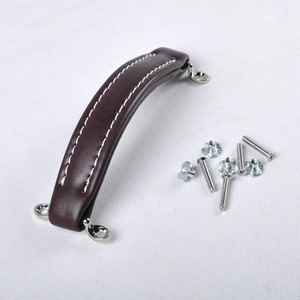 Haut-parleur amplificateur à tube pour guitare <span class=keywords><strong>audio</strong></span> avec poignée en cuir marron de style vintage - Product Image 2