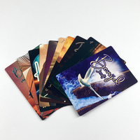 Jeu de cartes de tarot en papier personnalisé avec logo imprimé Cartes Oracle Boîte personnalisée pour affirmation de soi positive