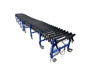 Malzeme taşıma konveyörü için NaiLi yeni tasarım gücü makaralı konveyör esnek teleskopik konveyör - Product Image 4