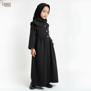 Abaya musulmane modeste <span class=keywords><strong>pour</strong></span> filles, robe longue islamique <span class=keywords><strong>pour</strong></span> les clientes pakistanaises, arabes et européennes - Product Image 6