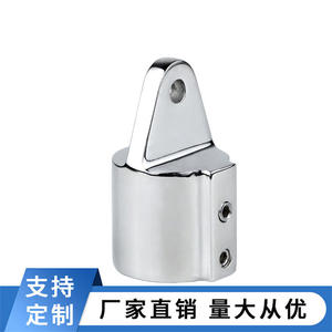 Accessoires de pare-soleil pour bateau marin, attaches renforcées en acier inoxydable 316, triangulaires, épaissies, double dessus, bimini top - Product Image 4