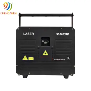 Proyector láser de animación 3D, luz a todo Color, para DJ, discoteca, escenario, 1w, 2w, 3w, 4w