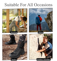 WANZHUO nouveau hiver automne extérieur lumière randonnée escalade chaussures d'entraînement Jungle Camouflage anti-dérapant imperméable bottes tactiques