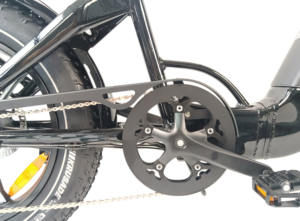 QUEENE/nouveau vélo électrique pliant à gros pneus à suspension complète alimenté au lithium caché vélo électrique pliant - Product Image 5