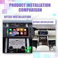Reproductor Multimedia con Navegación GPS de 12.3 Pulgadas y Android 12 para Range Rover Vogue L405 2013 2014 2015 2016 2017 2018 2019 2020, 128 GB
