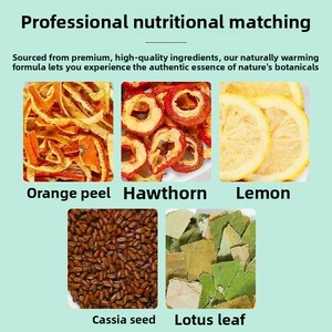 Tè <span class=keywords><strong>Dimagrante</strong></span> al Limone, Foglie di Loto, Melone Invernale, Biancospino, Semi di Senna e Crisantemo 125g, Preconfezionato per Infusione in Acqua per la Salute - Product Image 2