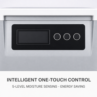 Composteur de cuisine électrique en acier inoxydable 5 kg, technologie silencieuse à faible consommation d'énergie pour usage domestique et commercial