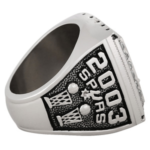 Anillo de Campeonato de los San Antonio Spurs <span class=keywords><strong>2003</strong></span> para Hombre, Joyería de Moda para Aniversarios, Anillo Clásico de Aleación con Diamantes y Piedras Preciosas - Product Image 4
