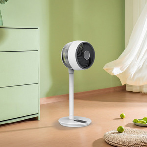 9 Inch Household Floor Air Circulator <b>Fan</b> Standing <b>Remote</b> <b>Control</b> Timer Bedroom <b>Fan</b> Dual-purpose Platform Electric - Product Image 1
