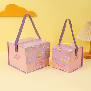 Hot Bán Biểu Tượng Tùy Chỉnh Cứng Nhắc Bìa Hộp Với Matt Cán Kỳ Nghỉ <span class=keywords><strong>Polka</strong></span> <span class=keywords><strong>Dot</strong></span> Phim Hoạt Hình Thiết Kế Cho Thực Phẩm Lưu Trữ - Product Image 6