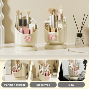 Uforu nhựa máy tính để bàn trang điểm bàn chải chủ đứng tổ chức Lưu trữ mỹ phẩm container hộp - Product Image 3