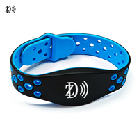 Bracelet en silicone RFID haute sécurité 13,56 MHz MIFARE DESFire EV3 2K/4K/8K pour contrôle d'accès