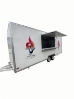 Camion de café mobile professionnel avec machine à expresso commerciale et générateur pour les services de drive-thru et les activités de rue