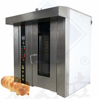 Horno rotatorio popular para pan solar, horno para pizza, horno rotatorio eléctrico de aire caliente a gas y diésel