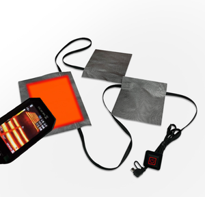 Eén-op-drie kledingverwarmingskussen van koolstofnanobuisjes met temperatuurregeling op drie niveaus, wasbaar USB-verwarmingskussen - Product Image 4