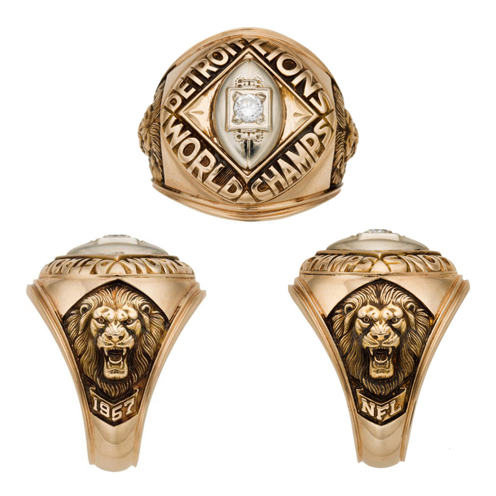 NFL 1957 Detroit Lions, кольцо для чемпионата, мужское кольцо, ювелирные изделия из сплава, модные дешевые ювелирные изделия, оптовая продажа