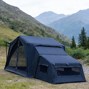 Tente gonflable haute capacité avec auvent pour l'ombrage lors de réunions de famille en plein air et de camping en groupe - Product Image 3