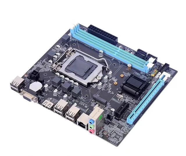 H61 Chipset Motherboard LGA1155 DDR3 16GB Double Channel SATA New Desktop Mainboard with VGA Port and M.2 Support