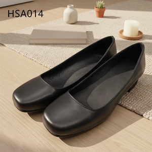 LXG, Zapatos de Oficina para <span class=keywords><strong>Mujer</strong></span> con Punta Cuadrada y Tacón Bajo, de Cuero de Grano Completo, Estilo Elegante, Modelo HSA014 - Product Image 1