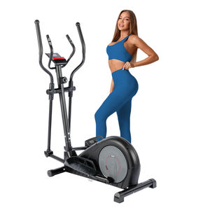 Магнитный велотренажер для дома с LCD-дисплеем и стальной рамой, ультратихий, с ручным управлением, для фитнеса и упражнений - Product Image 5