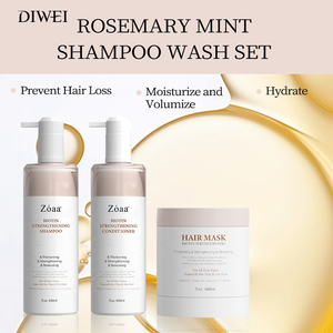 DIWEI Marque Blanche Bio Shampooing et Revitalisant à la <span class=keywords><strong>Biotine</strong></span> Naturelle sans Sulfate pour Hommes et Femmes - Product Image 2