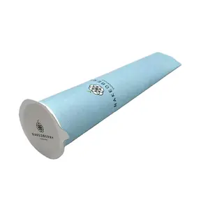 Disposable calippo cup 120ml customized print logo paper tube with lids for packaging hot selling cup