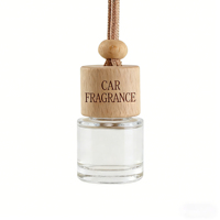 Bouteilles diffuseurs de parfum suspendues pour voiture, en verre moulé transparent de qualité supérieure, pour commandes promotionnelles en gros
