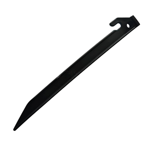 Tent <b>Peg</b> PP 13-Inch Industrial Grade All Seasons Outdoor Camping Stake Black PP Handle Straight <b>Bag</b> Handle - Product Image 1