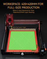 Machine de gravure laser CNC ATOMSTACK C4 Pro, machine de gravure laser pour métal, cartes de crédit, jade, acrylique, pierre, bois, routeur CNC