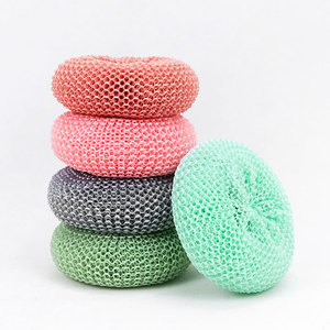 Lave-vaisselle brosse boule de nettoyage cuisine <span class=keywords><strong>domestique</strong></span> Lave-vaisselle en acier inoxydable - Product Image 3