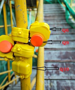 Embouts de protection renforcés pour échafaudage et barres d'armature en plastique durable industriel avec conception filetée de sécurité - Product Image 6