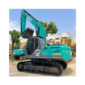 Excavatrice Kobelco SK200 bien entretenue, poids opérationnel de 8 à 20 tonnes, d'occasion, système hydraulique japonais, moteur et engrenages inclus - Product Image 5