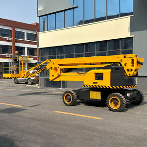 12-25 मीटर प्लेटफॉर्म मोबाइल बूम लिफ्ट गैसोलीन को 200-250 किलोग्राम क्षमता के साथ स्व-चालित बूम लिफ्ट - Product Image 6