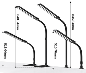 Lámpara de escritorio LED para oficina, estudio de lectura en el hogar, lámpara de trabajo de arquitecto que cuida los ojos, abrazadera de cuello de cisne Flexible ajustable, lámpara de escritorio LED - Product Image 6