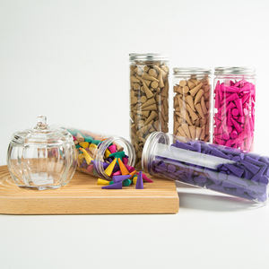 Vente en gros de parfums naturels mélangés bois de santal lavande <span class=keywords><strong>jasmin</strong></span> osmanthus armoise rose 200 cônes/sac cônes d'encens à refoulement - Product Image 3