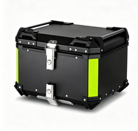 Top Case pour Moto pour les Motards d'Aventure, Boîte Arrière en Aluminium Antivol à Double Verrouillage, Étanche IP67