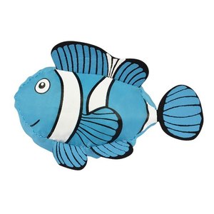 Borsa Shopping Blu Cielo con Design a Tema Pesci - Product Image 2