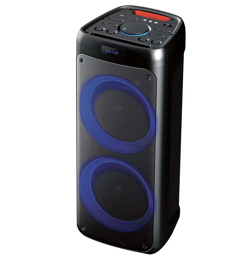 double 10inch speaker with amplifier flame flash light home theatre system J B L Karaoke sound speaker