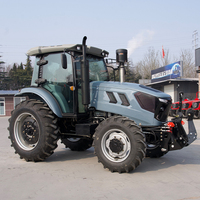 Tracteur agricole compact mini 4x4 diesel avec cabine, 70cv, 80cv, 90cv, 100cv, tous modèles, fabriqué en Chine