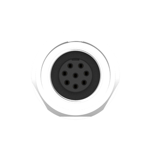 Connecteur femelle M9 8 broches, boîtier en cuivre, verrouillage frontal, qualité automobile - Product Image 6