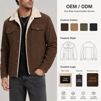 Chaqueta de Invierno Personalizada para Hombre, Forrada de Sherpa, Estilo Aviador Vintage, con Cuello de Piel Sintética, Chaqueta Bomber de Trabajo con Logotipo