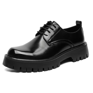 Chaussures habillées en cuir de luxe pour hommes, chaussures de bureau basses en cuir pour hommes, chaussures de mariage pour hommes - Product Image 6