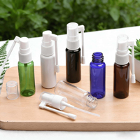 Bouteille pulvérisateur en plastique PET en forme de trompe d'éléphant, colorée, à fine brume, pour liquides, flacon de pulvérisation nasale, vente en gros