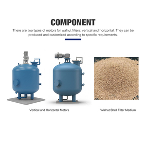 Recipiente a Presión con Filtro de Cáscara de Nuez para Tratamiento de Aguas Residuales Oleosas Offshore, Construcción de Acero al Carbono, Productividad de 5-150m/<span class=keywords><strong>h</strong></span> - Product Image 4