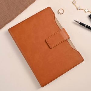 Carnet de notes A5 en cuir PU de haute qualité, couverture rigide, journal, vente en gros - Product Image 2