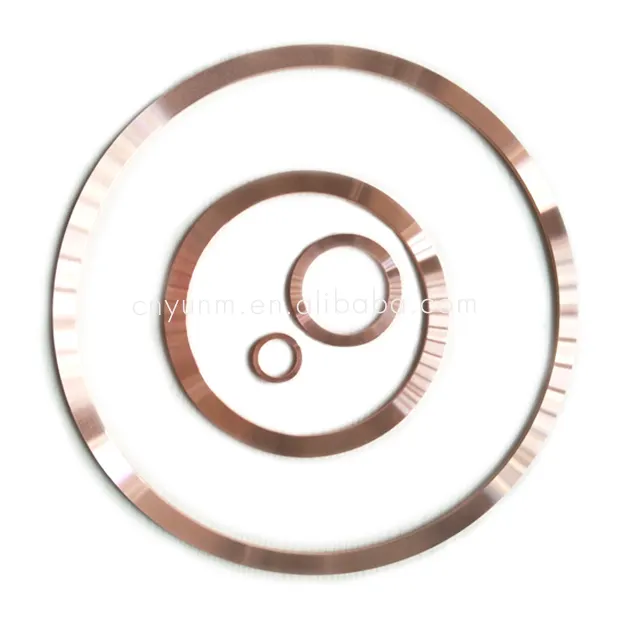 Vacuum Stainless steel flange gasket Oxygen Free CF Copper o-ring sealing ring gasket