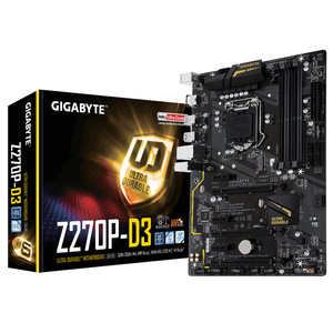 เมนบอร์ดเดสก์ท็อป Z270p-d3 (z270 \ / LGA 1151) รองรับการ์ดกราฟิกหลายตัว เมนบอร์ดเดสก์ท็อป Z270p-d3 (z270 \ - Product Image 1