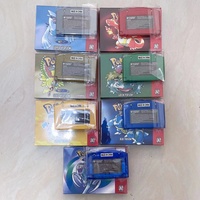 Cartouche de jeu N64 rétro neuve USA Pokem0n Bleu/Cristal/Rouge/Argent/Jaune, boîte Nintondo 64 sans manuel, ABS de haute qualité